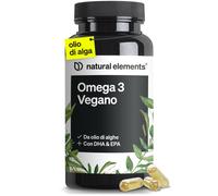 Omega 3 Vegan Ad Alta Efficienza - 1444Mg Olio Di Alghe - Ad Alto Dosaggio Con E