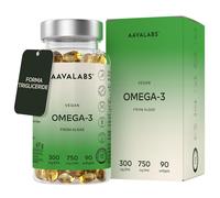 Omega 3 Vegan ad Alta Efficienza [1500 mg] Omega3 con 750mg DHA e 300mg EPA per
