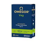 UGA Nutraceuticals Omegor - Veg Integratore Alimentare, 60 Capsule