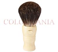 OMEGA 6243 PENNELLO DA BARBA IN TASSO NERO MANICO IN LEGNO PROFESSIONALE SALONE