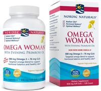 Nordic Naturals, Omega Woman, 500mg Omega-3 più 76mg GLA, Limone, 120