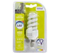 Omega Lampadina LED a Spirale LED Potenza 5W, 450LM E14 4000k Classe