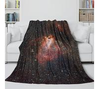 Omega Nebulosa M17 Coperta Morbida - Universo Stellato Coltre Regalo Compleanno Per Sorella Fratello Nipote - Coltre Accogliente Con Cui Avvolgersi Dopo Una Giornata Faticosa 40x50inch(100x130cm)