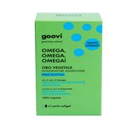 Goovi Omega Oro Vegetale Integratore Alimentare, 60 perle soft gel