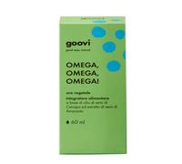 Goovi Omega 3 Omega 6 e Omega 9 Integratore Alimentare Oro Vegetale, 60ml