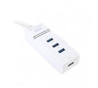 OMEGA OUH34W Hub 4 porte USB 3.0 bianco