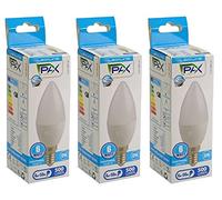 Omega PAX LIGHT KIT 3 PZ CANDELA LED C35 6W 6000K 500LM E14 LUCE FREDDA