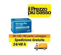 Omega Pet perle varie formati per cuore o pelo con forfora unto e male odorante