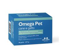Omega Pet supporto della funzionalità cutanea e cardiaca NBF Lanes - 1 confezione da 60 perle - 1° ORDINE? scegli lo sconto BZR5 / BZR20 + 200 punti fedeltà - Integratori per cani