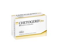 Omega Pharma Chetogerd Oro 20 Bustine Orosolubili - Integratore Per L'Acidità Gastrica