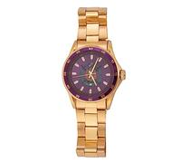 Omega Psi Phi Crest Orologio da polso greco in metallo color oro OPP, Multi, moderno