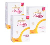 Omega3 2000 mg ad Alto Dosaggio per 2 Capsule Omega 3 IFOS 5 Stelle Vitality