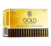 OmegaPure GOLD Integratore di Omega-3, EPA e DHA e ubichinolo - Formulato con 95% di Omega-3 in forma rTG