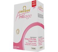 OMEGOR ANTIAGE Integratori Antiossidanti 60 perle omega 3