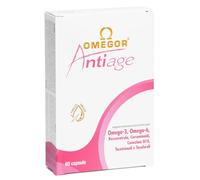 OMEGOR ANTIAGE Integratori Antiossidanti 60 perle omega 3