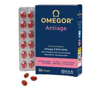 OMEGOR Antiage con Omega 3 e 6 Integratore Pelle Antiossidante contro i Segni