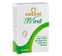 U.G.A. Nutraceutical – OMEGOR Mind Integratore per memoria e funzioni cognitive – 30 capsule molli