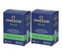 OMEGOR Mind Integratore Alimentare Capsule Molli 2x60 pz Capsule morbi