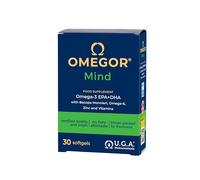 U.G.A. Nutraceutical – Integratore Omegor Mind Omega 3 con Bacopa Monnieri – 30 capsule molli