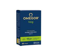 UGA Nutraceuticals Omegor - Veg Integratore Alimentare, 60 Capsule
