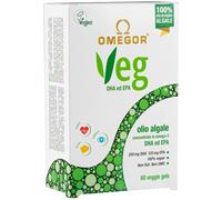 OMEGOR VEG integratore Vegano di benessere per cuore cervello e vista 60 capsule