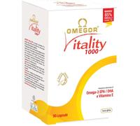 omegor Vitality 1000 Integratore Omega3 EPA DHA 90 Capsule Molli