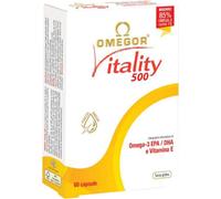 OMEGOR Vitality500 60 capsule - Integratore alimentare per la funzione cardiaca