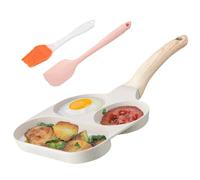 Omeletpan, anti -aanbak grillpannen, gasfornuiskookgerei, inductiekoekjes, gemakkelijk schoon keukengereedschap voor restaurants kamperen buiten dineren Home Meals vaatwasser veilig koken essentieel