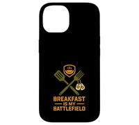 Omelette Uovo Piegato Divertente Colazione Cook Chef Life Egg Tee Custodia per iPhone 14