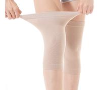 Omenluck 1 paio di ginocchiere ultra sottili in puro cotone Ginocchiere protezione ginocchio per dolori articolari, artrite legamenti lesioni