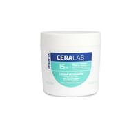 OMEOVITA CERALAB Crema Viso Levigante Ceramidi + Urea 10%, Pelle Secca e Irregolare - Idrata, Esfolia e Ammorbidisce, 400ml
