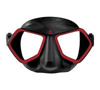 MASCHERA WOLF BLACK RED OMER SILICONE