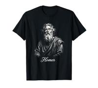 Omero Mitologia Greca Odissea Iliade Poeta Maglietta