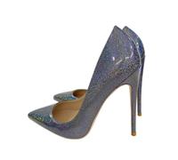 Omeslike Décolleté minimaliste da Donna con Tacco a Spillo da 12 cm - Design Comodo e Leggero per Il Business Casual,Nero,39 EU