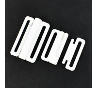 OMEVU 30 Set 8-25mm Fibbie in plastica per Reggiseno Costumi da Bagno Bikini regolatore Chiusura Clip Chiusura Biancheria Intima Pulsante Fibbia Accessori Cucito Fai da Te