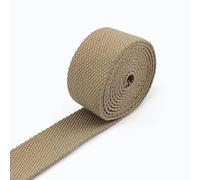 OMEVU 4 Metri 20/25/32/38mm 2mm di Spessore Poliestere Tessitura di Cotone Borse di Tela RibbonTapes per la Cinghia dello Zaino Accessori per Cintura Fai da Te