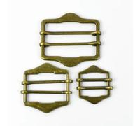OMEVU 5/10/20pcs 20/25/30/40mm Fibbia in Metallo Zaino Doppio Perno cursore Gancio Tessitura Regolazione Fibbie Cappotto Clip da Cintura Chiusura Accessorio