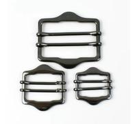 OMEVU 5/10/20pcs 20/25/30/40mm Fibbia in Metallo Zaino Doppio Perno cursore Gancio Tessitura Regolazione Fibbie Cappotto Clip da Cintura Chiusura Accessorio