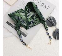 OMEVU Catene per Occhiali con Nastro di Seta Boho Occhiali da Sole in Acrilico Porta Cordino Maschera Cinghia da Appendere al Collo Occhiali Regalo per Ragazza