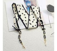 OMEVU Catene per Occhiali con Nastro di Seta Boho Occhiali da Sole in Acrilico Porta Cordino Maschera Cinghia da Appendere al Collo Occhiali Regalo per Ragazza