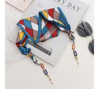 OMEVU Catene per Occhiali con Nastro di Seta Boho Occhiali da Sole in Acrilico Porta Cordino Maschera Cinghia da Appendere al Collo Occhiali Regalo per Ragazza