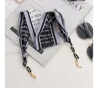 OMEVU Catene per Occhiali con Nastro di Seta Boho Occhiali da Sole in Acrilico Porta Cordino Maschera Cinghia da Appendere al Collo Occhiali Regalo per Ragazza