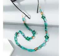 OMEVU Colorato Misto Acrilico Appeso al Collo Occhiali Corda Catena per Occhiali Geometrica Anti-smarrimento Catene per Occhiali da Sole Porta Catene