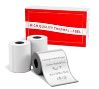 Omezizy M110 Thermal Round Label, Self-adhesive label, compatible with Phomemo M110/M220/M221/M108/M250/M120/M100/M150/M260/M200 printer for DIY design, price, logo, name, address, barcode (50mm×80mm)