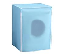 OMFJAT 1 Pezzo Coprilavatrice da Esterno Copertura Lavatrice, Impermeabile Antipolvere Antisolare in PEVA, Taglia 58x62x85 cm per Lavatrice a Carica Frontale da 5 kg, per Interno/Esterno