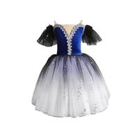 Omfpafeu Abito da Balletto Professionale per Bambine, tutù per Bambine, Abbigliamento da Ballo, Abiti da Principessa per competizioni Abbigliamento per spettacoli per Bambine,A,130