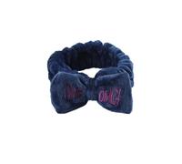 OMG Cerchietti per capelli con fiocco con lettera, versatili, per ragazze e donne, per lavare il viso, morbidi turbanti, elastici per capelli, in pile corallo, per assistenti al trucco (10)