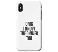 OMG Conosco Anche Il Proprietario Barista Cameriere Custodia per iPhone X/XS