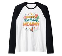 OMG È Il Compleanno di mia Mamma Maglia con Maniche Raglan