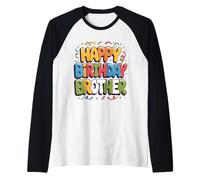 OMG È Il Compleanno di Mio Fratello Felice a Me Maglia con Maniche Raglan